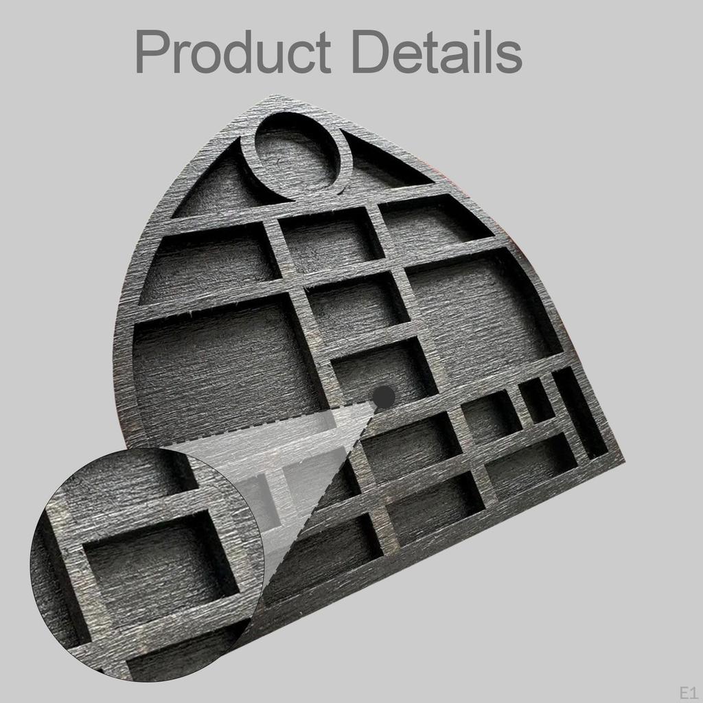 Miniature Trinket Shelf Mini Jewelry Holder Durability Display Tray Home Decoration Rock