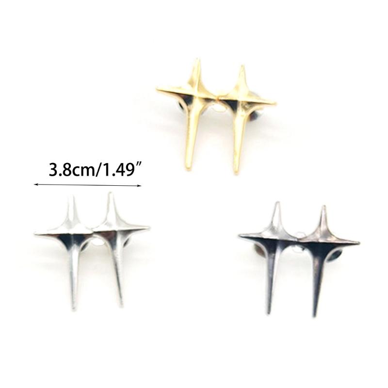 Detachable Fashion Shaped Jean Button Clasps Waist Extender Pin Jean Button, No Sewing Required, Fit Instant Jean Button