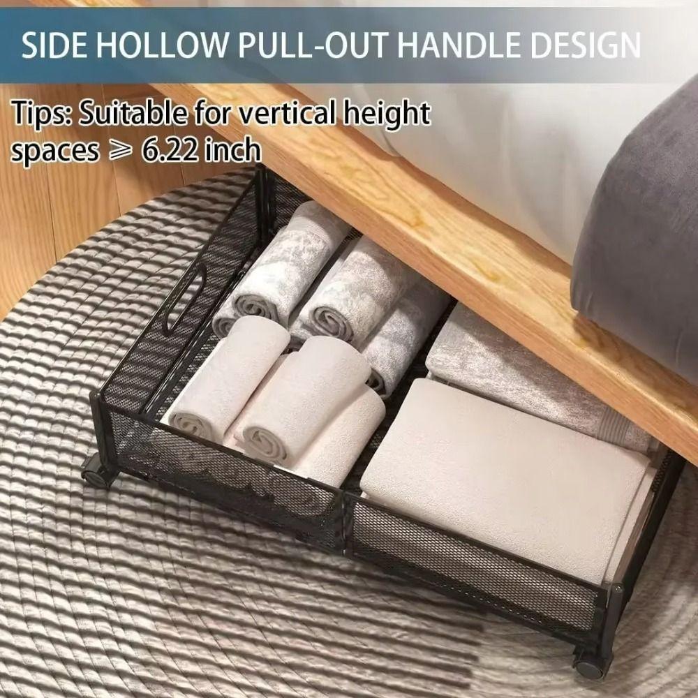 Large Capacity Under Bed Storage Containers Foldable Shoe Organizer Drawer  Bedroom