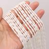 1Strand Synthetic Coral Beads, Handmade Rice Shape Loose Spacer Beads for Jewelry Making DIY Necklace Bracelet Earrings Accessories Craft Gift 3x9 Mm