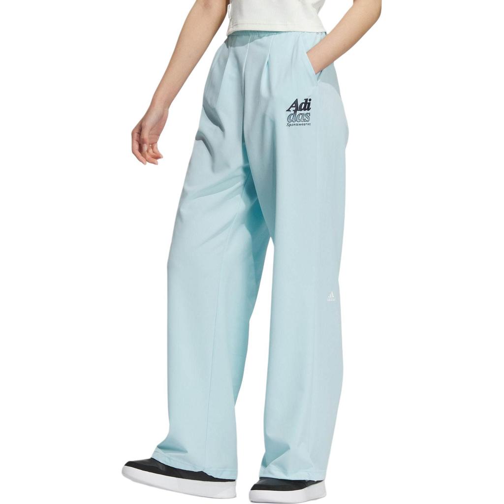 Adidas SMALL LOGO TRACKSUIT BOTTOMS Casual Pants Women's Blessing Blue (Unisex) Casual Pants JI6876