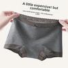 Large Size Female Spring and Autumn Pure Cotton 10A Antibacterial Crotch Full Hip Comfortable Breathable Small Flat Angle Briefs