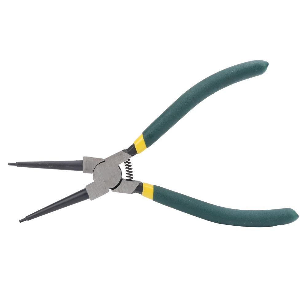 Straight Jaw Snap Ring Pliers 7-Inch Circlip Clamp Tool Retaining Ring Pliers For Ring Removal