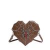Fashionable Trendy Multi-purpose Crossbody Bag, Heart-shaped Bag, Single-shoulder Bag
