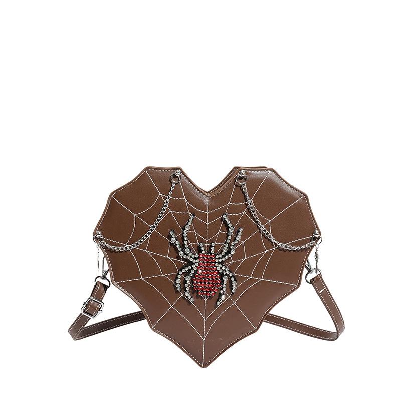 Fashionable Trendy Multi-purpose Crossbody Bag, Heart-shaped Bag, Single-shoulder Bag