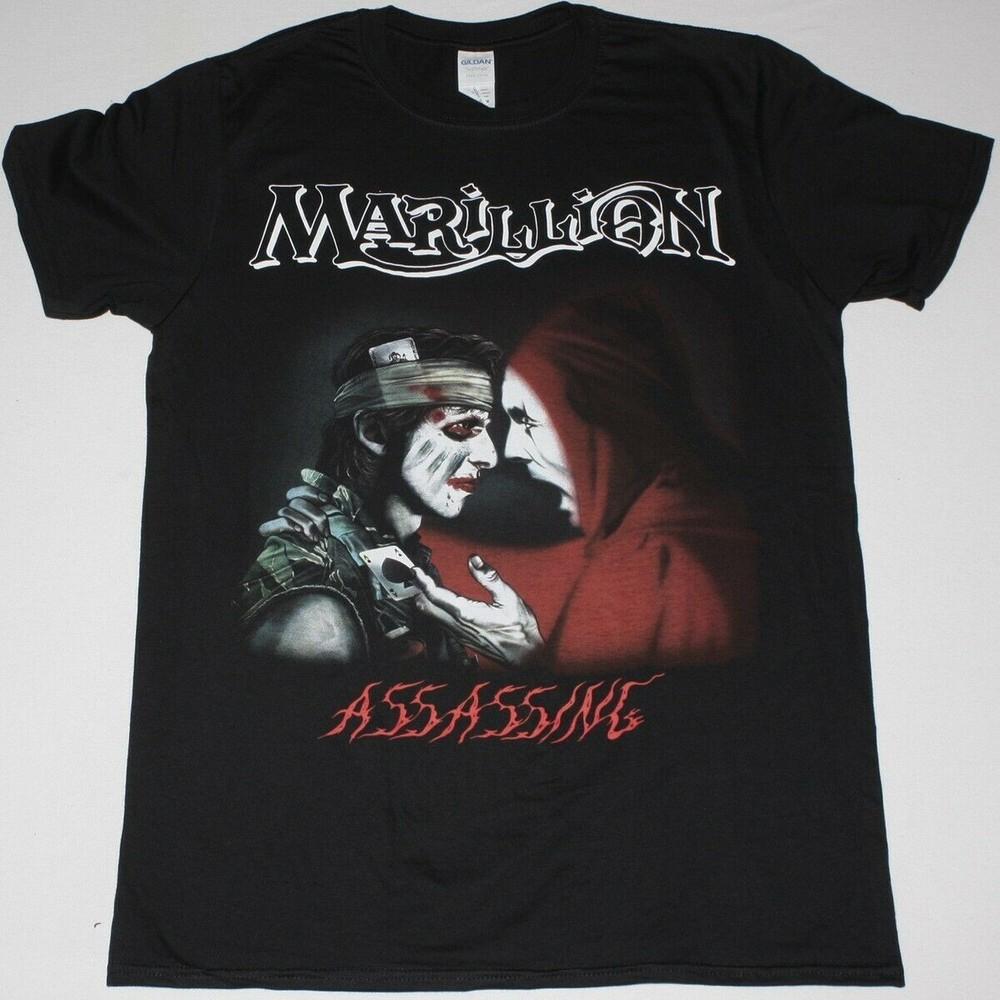 

MARILLION ASSASSING PROGRESSIVE Cotton Black Unisex All Size T-shirt A380 3XL