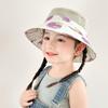 Lightweight Foldable Childrens Sun Hat Sun Protection Wide Brimmed Outdoor Beach Hat