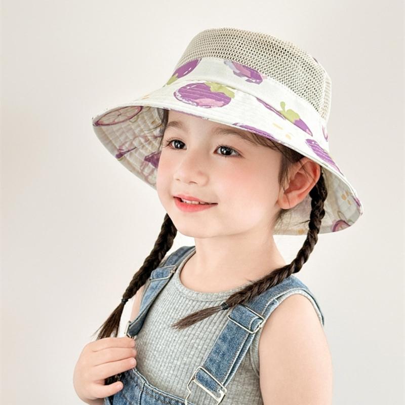 Lightweight Foldable Childrens Sun Hat Sun Protection Wide Brimmed Outdoor Beach Hat