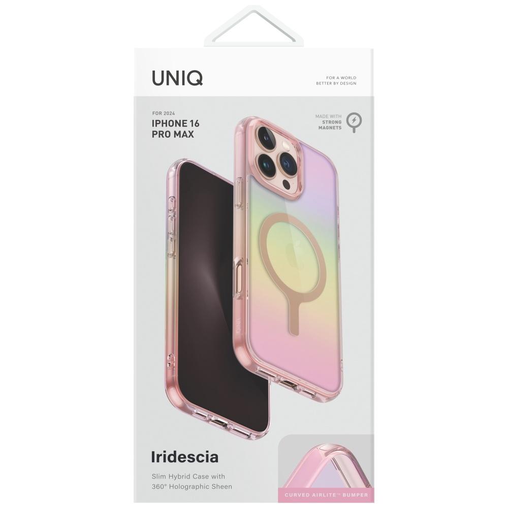 Etui do iPhone 16 Pro Max UNIQ Magclick Charging Różowe