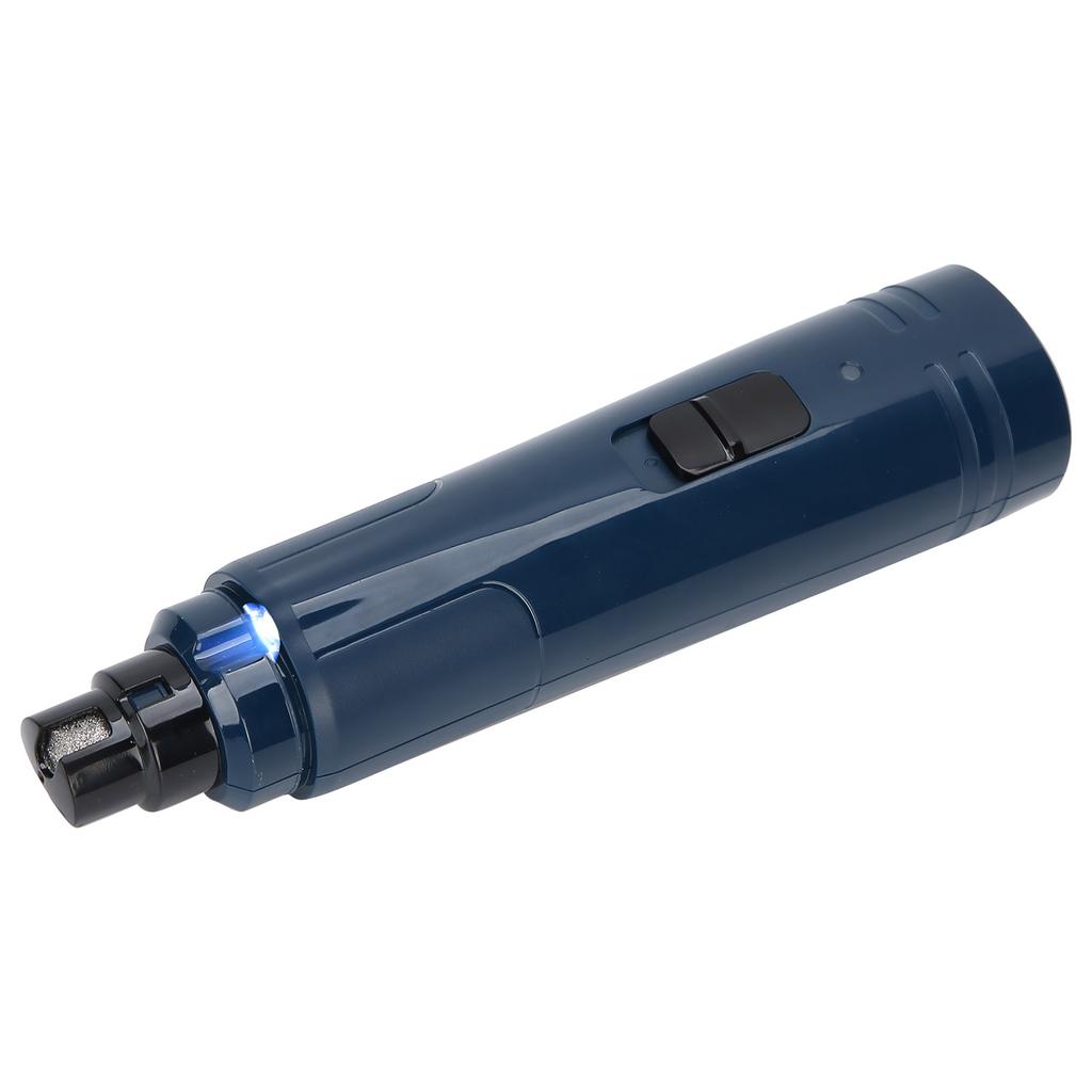 Rechargeable Electric Pet Nail Grinder Portable LED Dog Nail Trimmer Paws Grooming Tool