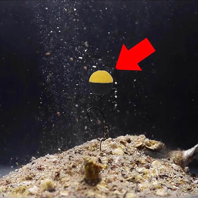 10Pcs/Pack Carp Fishing Boilies Bait Duo Foam Up Boilies Ball Imitation Bait For Carp Hair Zig Rig Feeder Method Fishing Lures