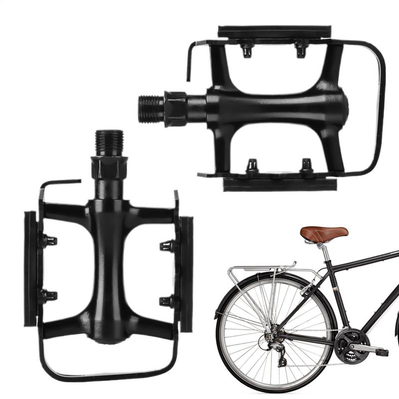 Bike Pedals 1 Pair Of Metal Bike Pedals Lightweight Plate 9/16 Inch Bmx Cleats Cycling Accessories For Mountain Road City