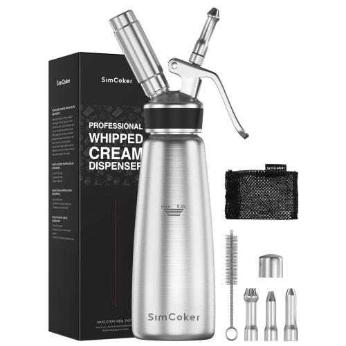 

SimCoker Whipped Cream Dispenser, Stainless Steel