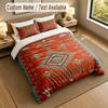 American Patriotic Theme Personalized 3Pcs Bedding Set Custom Text & Name 1 Sheet 2 Pillowcases Household Bedding 1pc