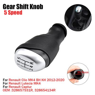 5 Speed Manual Gear Shift Knob For Renault Clio 4 IV MK4 Captur 328654134R 328651259R 328657531R 328655866R