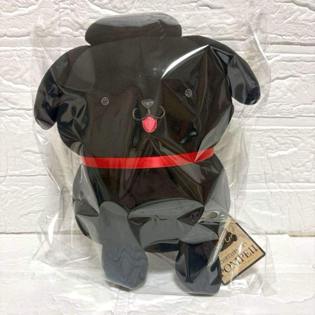 New Sanrio Pompeii Exhibition Pompompurin Plush Mascot Black