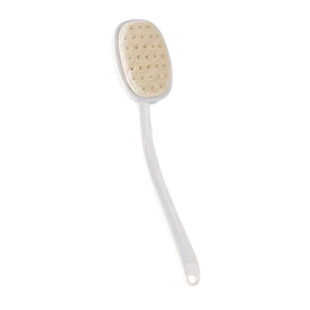 Soft Bristle Body Cleansing Tool Long Handle Bubble Massager Brush Bath Back Scrubber Bathroom Use