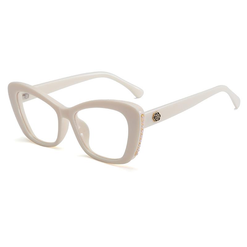 Cat Eye Glasses, Simple Flat Glasses, Trendy Personalized High-End Optical Glasses, The Same For Men And Women