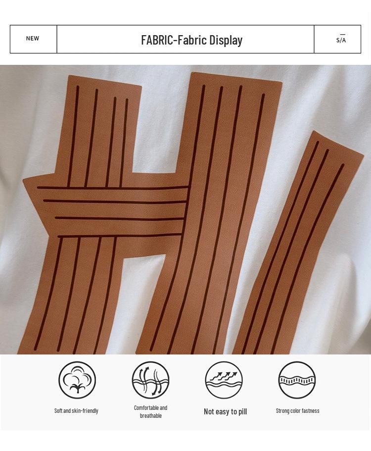 Damen Plus Size Lockere Passform Mittellanges Rundhals-Kurzarm-T-Shirt (200/300/350 Jin)