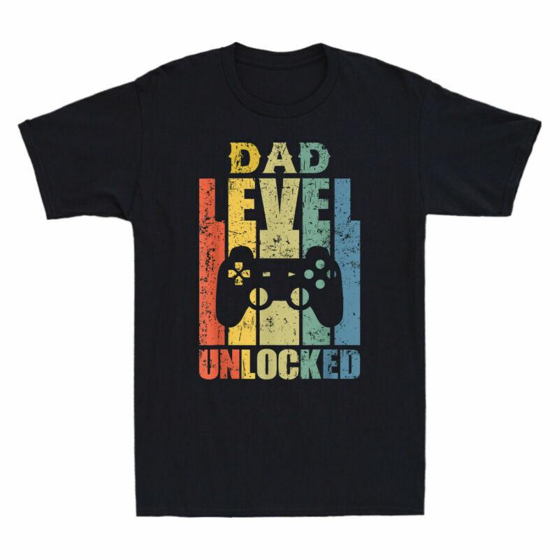 Daddy New Tshirt Top Shower Level To Dad Pregnancy Be Unlocked Dad Gift Father