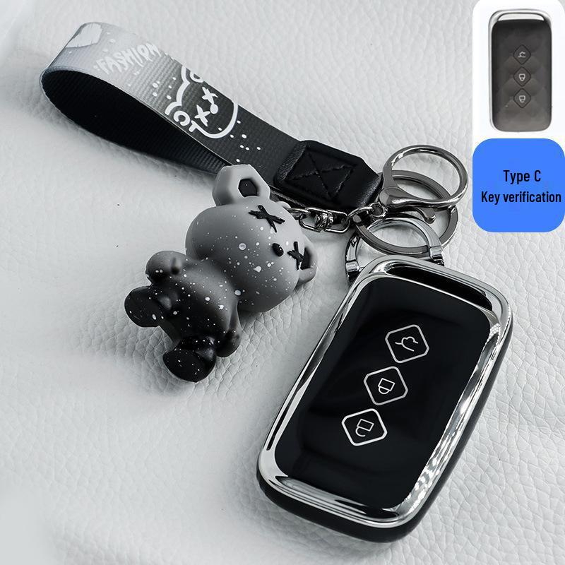 Key Case Shell for Wuling Hongguang MiniEV Macaron 2022 - GAMEBOY GB Design