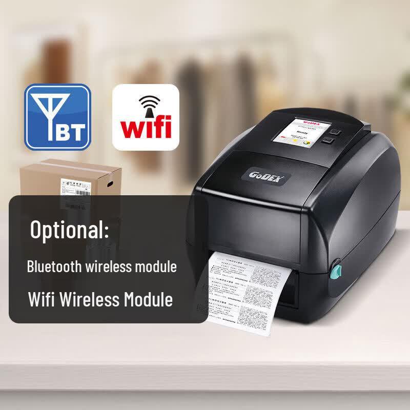 GODEX RT863i+ Thermal Transfer Label Printer CN Plug (adapter Included)