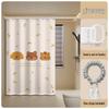 Yipan Three Cute Pets Shower Curtain