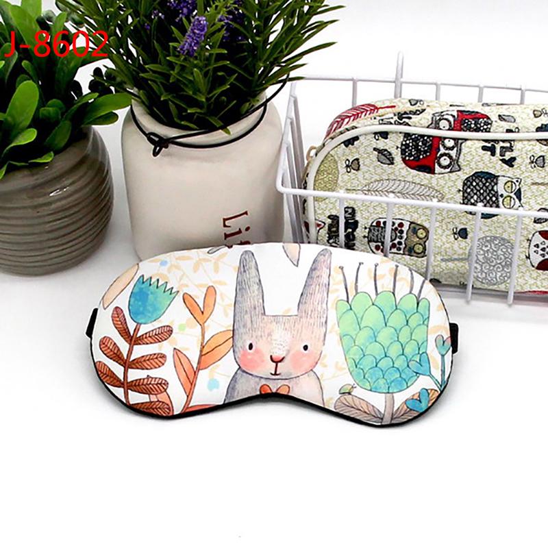 1pc Cotton Creative Lovely Cartoon for Eye Travel Relax Sleeping Aid Eye Patch Shading Eye Mask Sleeping Mask Eyepatch Eye Cover