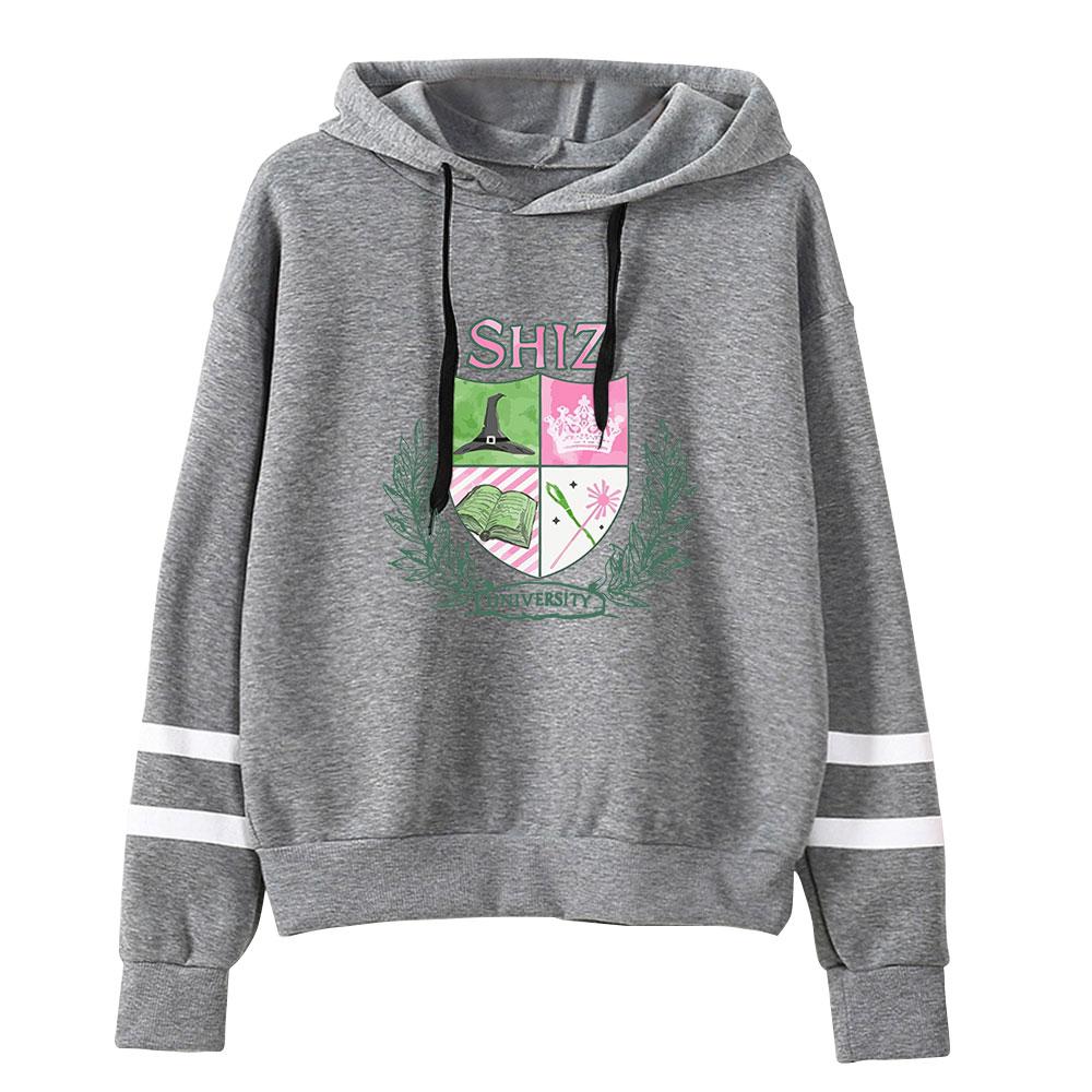 Wicked Musical Shiz University Vintage 90s Pullover Hoodie Fashion Merch Hoodie Pullover Sport Sweatshirt Streetwear Sweatshirt