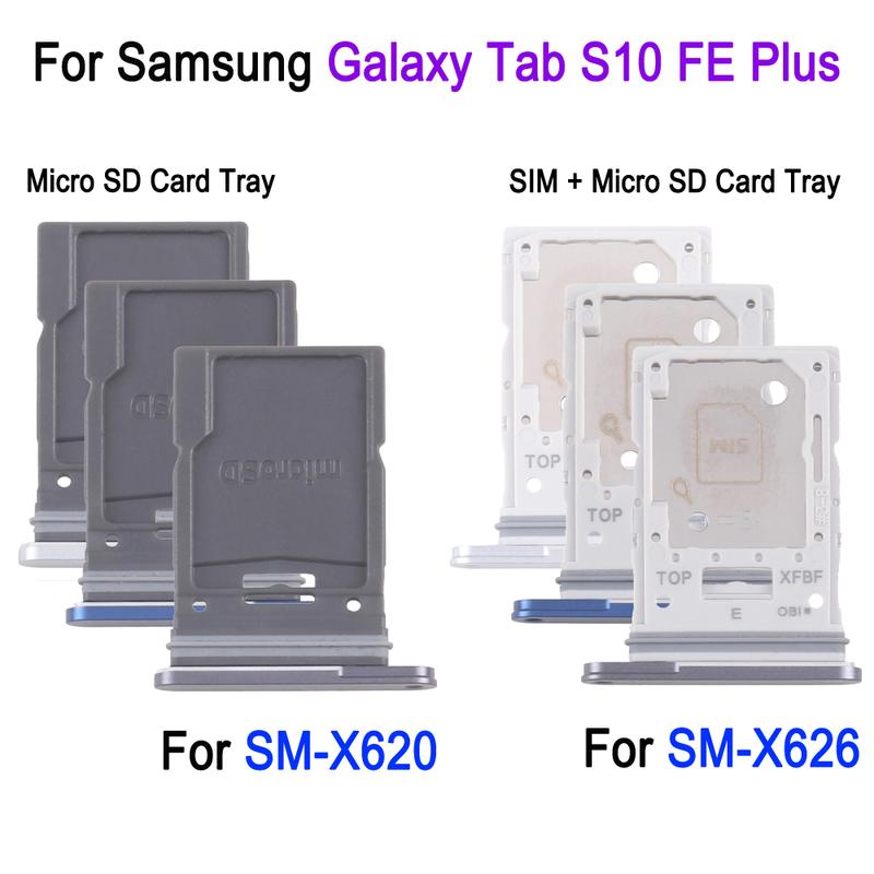 SIM- & Micro-SD-Kartenfach für Samsung Galaxy Tab S10 FE Plus SM-X626, Micro-SD-Kartenfach für Galaxy Tab S10 FE Plus SM-X620