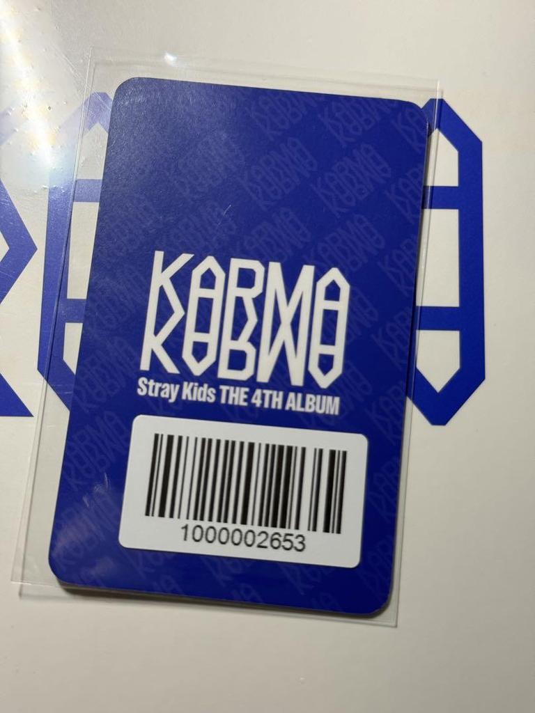[USED] Stray Kids KARMA FANS Pre-list Rispa Seungmin