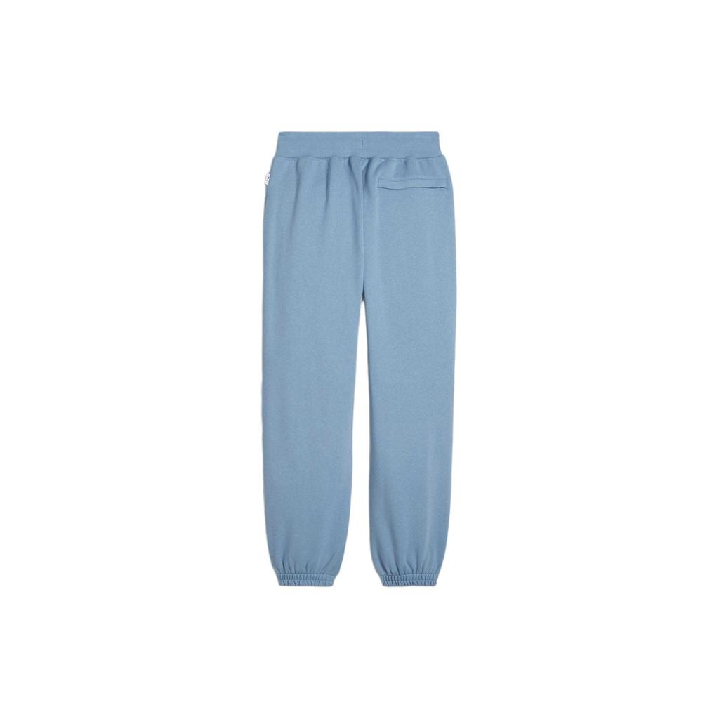 Puma Mmq Solid Color High Waist Tapered Knit Training Pants Men Bottoms Blue 624007-20