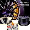 Car Wheel Rim Scratch Refurbishment Paste, Tire Rim Scratch Paint Repair Paste - Black And White Silver Aluminum Alloy Rim &54Ll