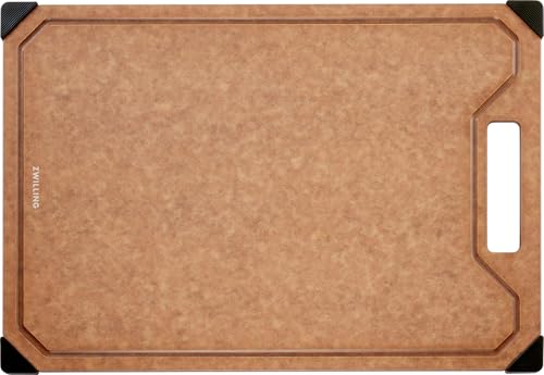 ZWILLING Wood Fiber Cutting Board, Brown, Medium Size. Scratch-resistant, Dishwasher Safe. [Official Japanese Retailer] Z1031-038