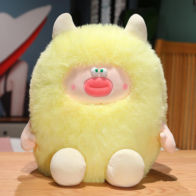 Ugly Cute Monster Doll Pillow Plush Toy Elf Long Haired Monster Doll Rag Doll Give Girlfriend Birthday Gift