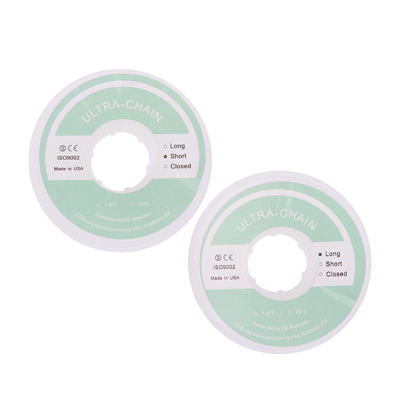 Clear Rubber Chain Orthodontic Elastic Ultra Power Chain Rubber Band Gum Ortho