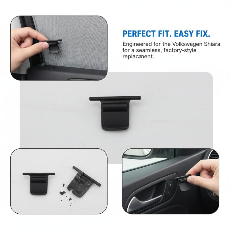 Interior Rear Door Sunshade Slide Handle Curtain Hook Clip For Sharan 7N MK2 Alhambra 2012 2013 2014 2015 2017 7N0898920