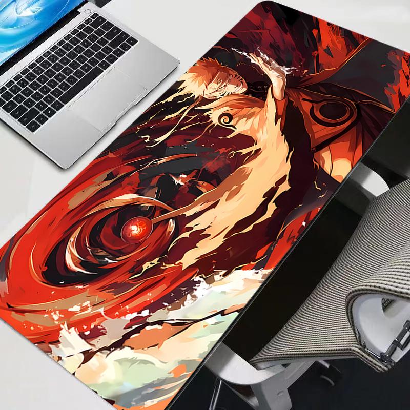 Anime Computer Mouse Pad Durable Naruto Gamer Mouse Pads Large Gaming Mousepad XXL Desk Mause Pad Keyboard Mouse Carpet