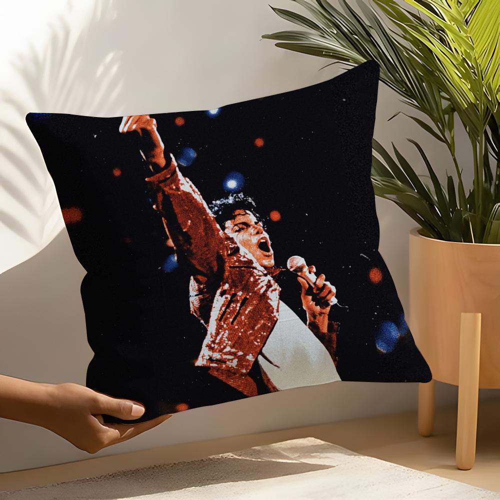 Classic Singer M-Michael Jackson Pillow Case Linen Cushion Covers For Decorative Sofa Home Pillows Case Car Chair Pillows Cases