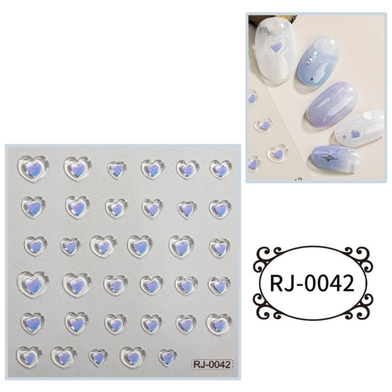 5D Cartoon Nagelsticker für Nagelkunst Geprägte Gravierte Nagelaufkleber Nagelzubehör Halloween Nageldekoration