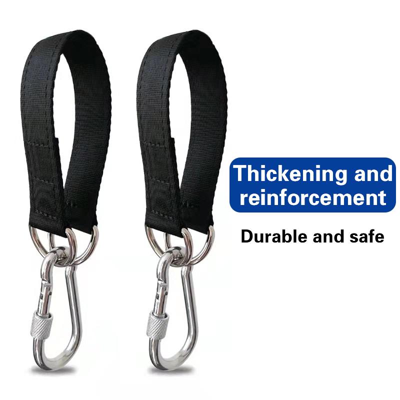 Outdoor Baumschaukelgurte 200 kg Heavy Duty Hakenring Aufhängungsgurt Verbindungsband für Hängematte Boxsack Schaukel Reckstange