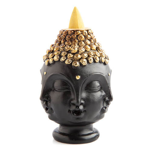 Buddha-Rückfluss-Räuchergefäß (Viergesichtig)