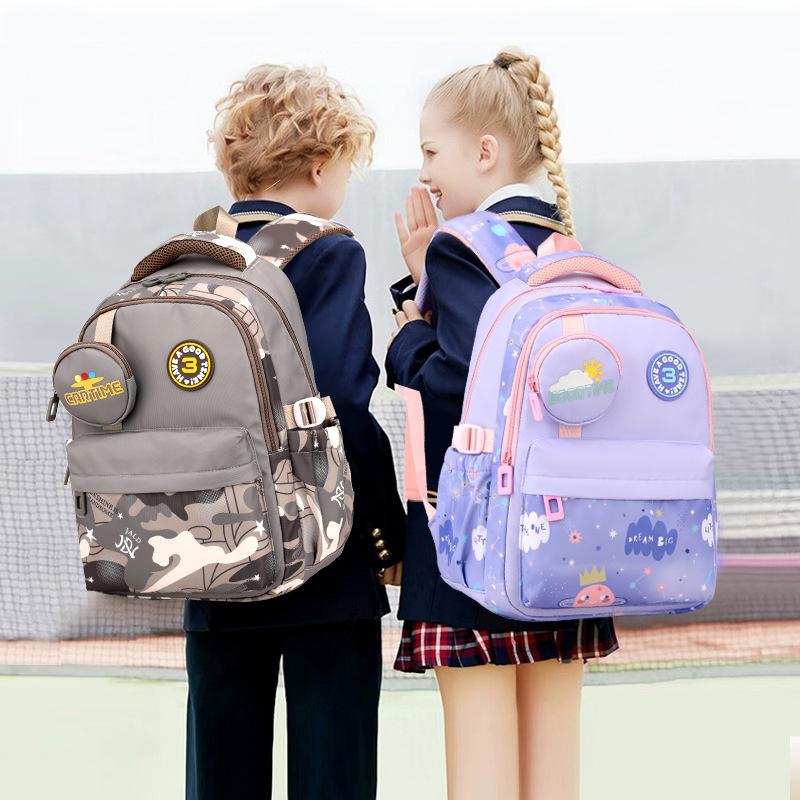 Primary School Girl Backpack Lightweight Waterproof School Bags for Kids Boys Cute Backpack for Kindergarten Children Bookbag
