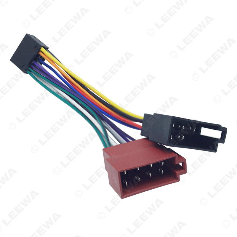 Kenwood PI100 ISO CD Player 16-Pin Car Audio Power and Speaker Wire Harness