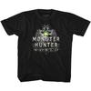 Monster Hunters - Unisex-Child MHW Logo T-Shirt