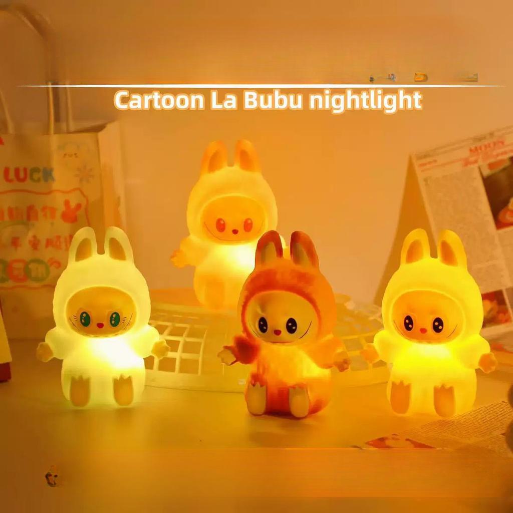Cartoon Night Light, Cute Mini Creative Decoration, Adjustable Bedroom Rechargeable