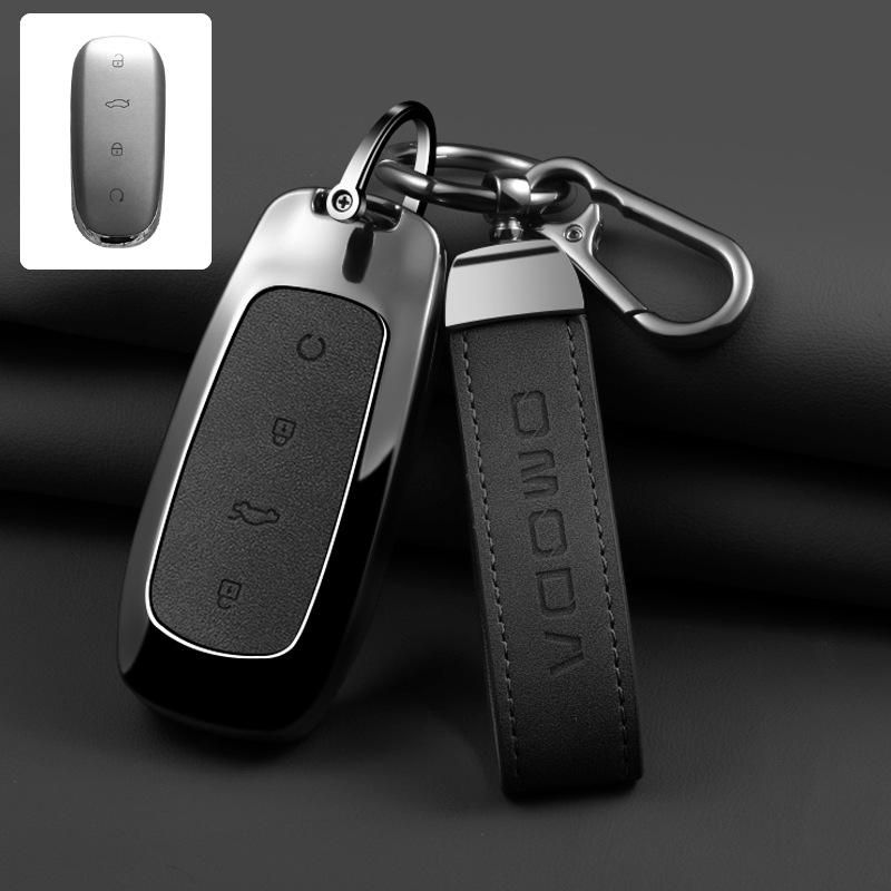 Étui de Protection pour Clé de Voiture OMODA pour Hommes et Femmes - Coque de Clé Haut de Gamme avec Boucle