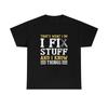 Thats What I Do Fix Stuff And Know Things Shirt Vintage Soft Stretched Homme Comfortable Streetwear Breathable Unisex