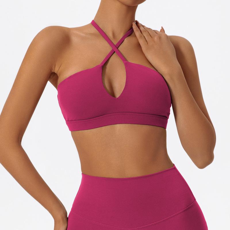 Women's Cross-Back Quick-Dry Breathable Yoga Sports Bra