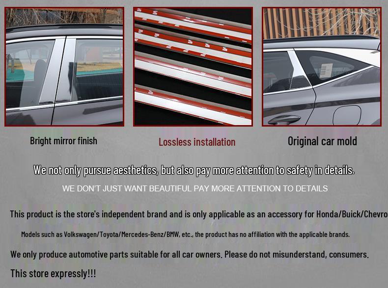 Modern Tucson Stainless Steel Window Trim Decorative Strip